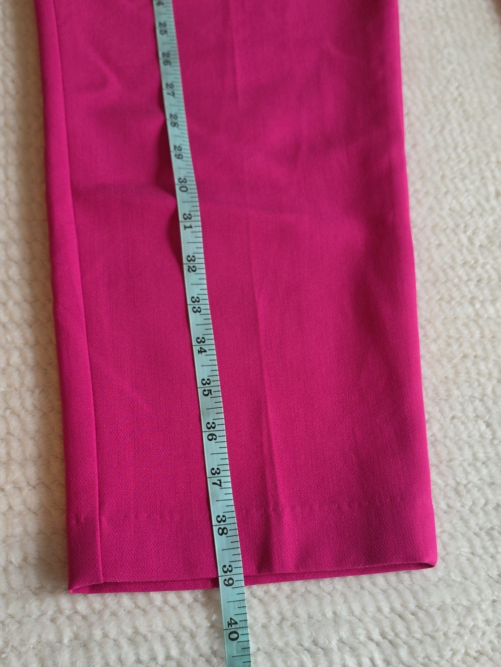 Zara Women's High-Waist Pink Ankle Pants - Picture 6 of 8